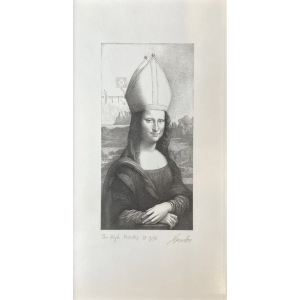 Iassen Ghiuselev Algraphy Tarot Cards Leonardo - The High Priestess  - unframed